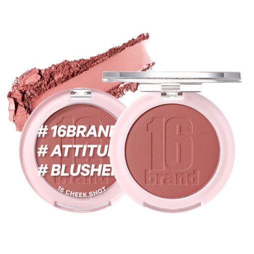 16BRAND Cheek Shot 6g (6 colours) - Radiance Revolution