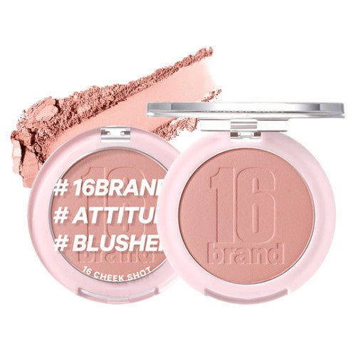 16BRAND Cheek Shot 6g (6 colours) - Radiance Revolution