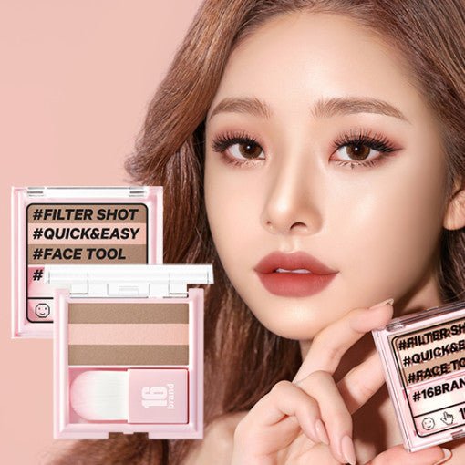 16BRAND Filter Shot Shading Highlighter (2 colours) - Radiance Revolution