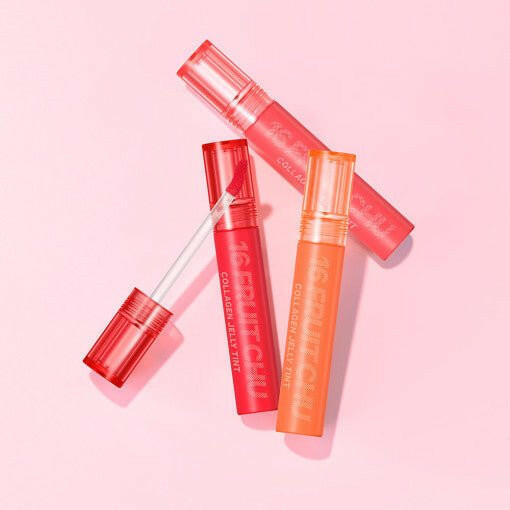 16BRAND Fruit-Chu Collagen Jelly Tint (3 colours).
