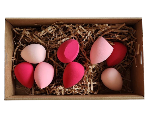 Flossy Pink Makeup Sponges + 1 FREE-0