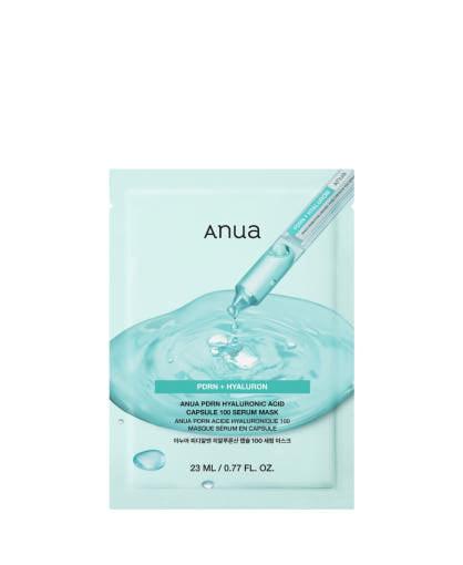Anua PDRN Hyaluronic Acid Capsule 100 Serum Mask Sheet 23ml*10ea.