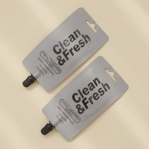 EUNYUL Clean&Fresh Facial Clay Mask Pack Pouch (15g x 5pcs) - Radiance Revolution