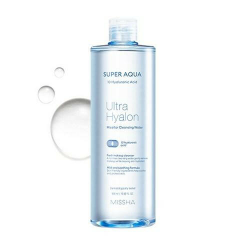 MISSHA Super Aqua Ultra Hyalron Cleansing Water 500ml.
