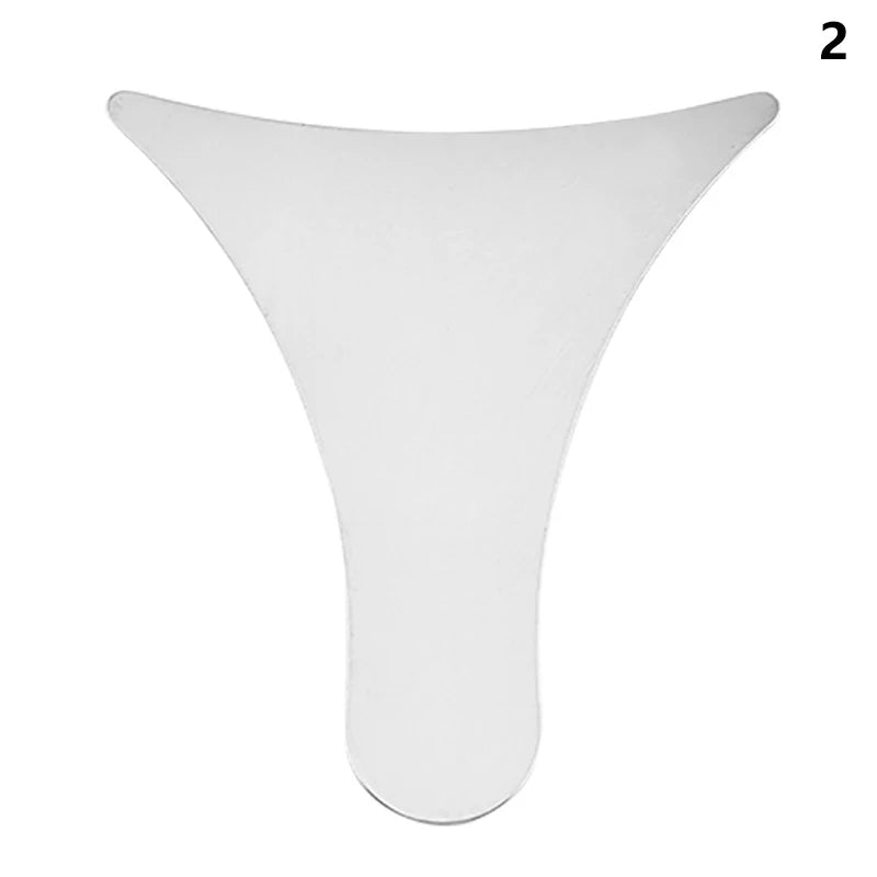1Pcs Gua Sha Board Guasha Massage for Face Stainless Steel Body Massager Facial Scraping Plate SPA Guasha Scraper for Neck Back.