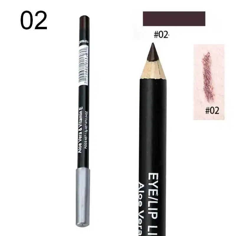 Waterproof Eyeliner & Eyebrow Pencil (Black/Brown)