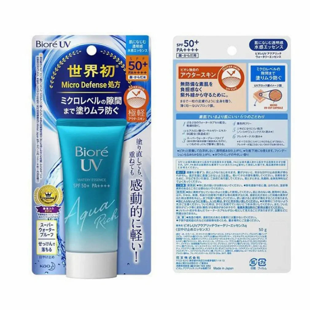 SPF50 Biore UV Aqua Rich Sunscreen SPF50+ PA++++