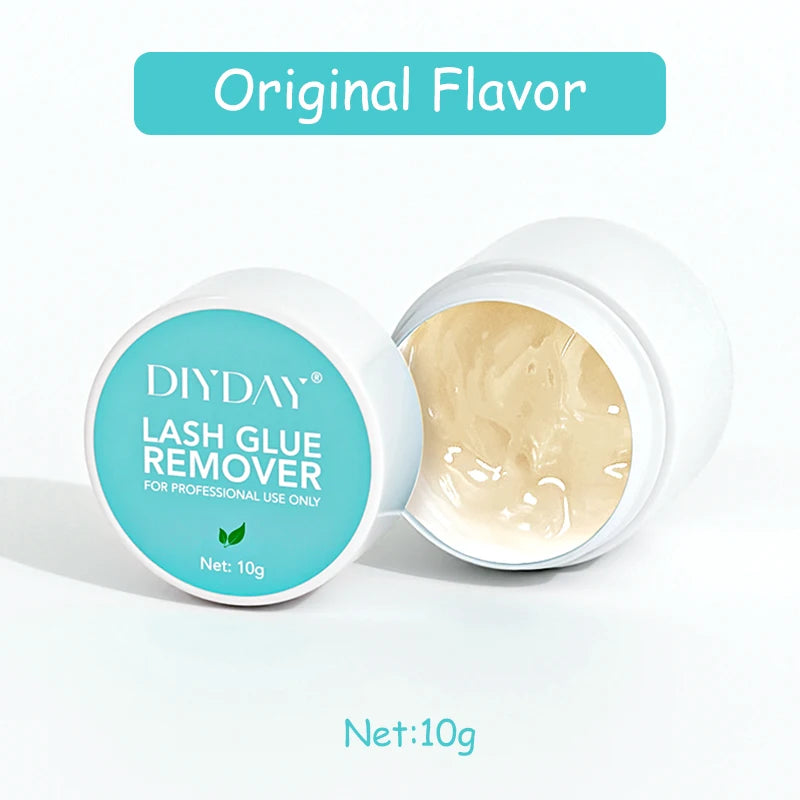 DIYDAY Eyelash Glue Remover No Irritation Ultra-Fast Cleaning Lash Cream Safe for Sensitive Eyes Easy Removal for False Lashes
