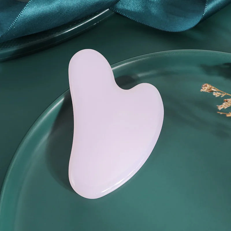 Natural Stone GuaSha Jade Facial Beauty Scraping Massage Tools Firm Skin Care Face Gua Sha SPA Physical Therapy Gue Che Roller.