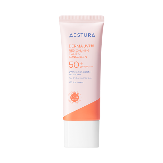 AESTURA Derma UV 365 Red Calming Tone-up Sunscreen 40ml - Radiance Revolution