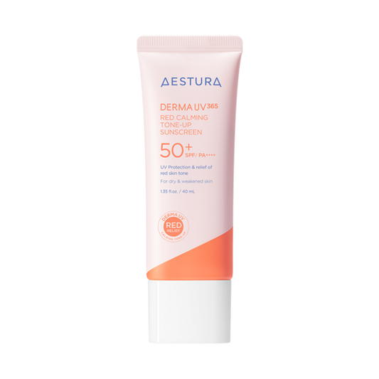AESTURA Derma UV 365 Red Calming Tone-up Sunscreen 40ml.