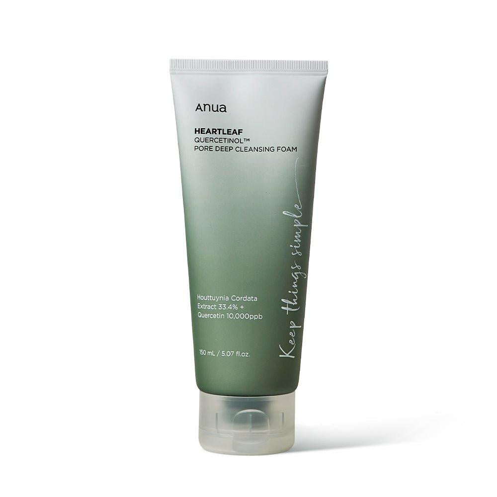 Anua HEARTLEAF QUERCETINOL PORE DEEP CLEANSING FOAM 150ml.