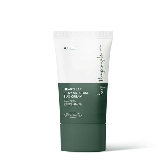 Anua HEARTLEAF SILKY MOISTURE SUNSCREEN 50ml.