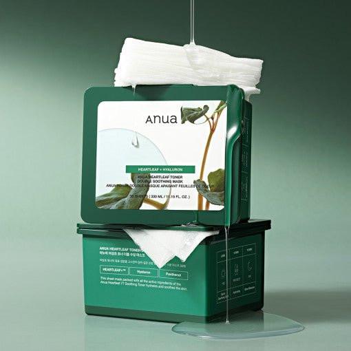Anua Heartleaf Toner Double Soothing Mask 30 Sheets(330ml).