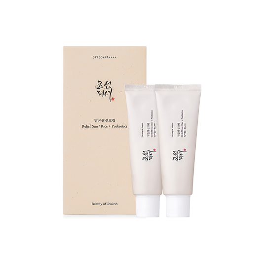 Beauty of Joseon Relief Sun : Rice + Probiotics Set 50ml (Double Pack) - Radiance Revolution - Default Title - Sun Cream - Beauty of Joseon