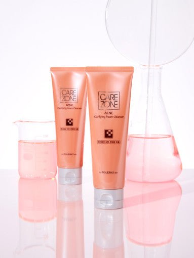 CAREZONE Acne Clarifying Foam Cleanser Duo Set (130ml+130ml) - Radiance Revolution