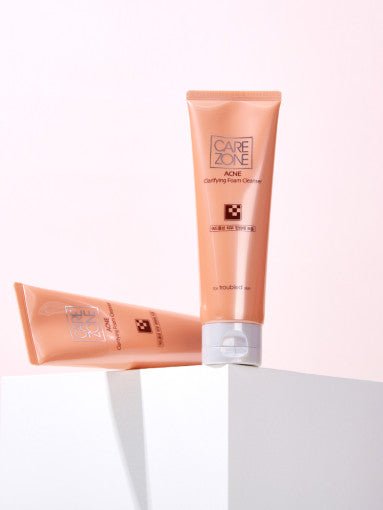 CAREZONE Acne Clarifying Foam Cleanser Duo Set (130ml+130ml) - Radiance Revolution