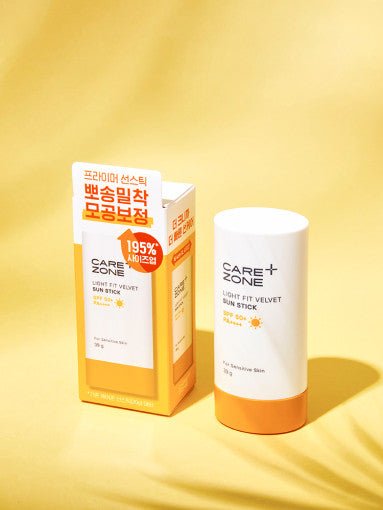 CAREZONE Light Fit Velvet Sun Stick 39g - Radiance Revolution