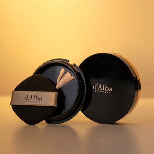 d'Alba Skin Fit Grinding Serum Cover Pact 20g+20g(refill) SPF50+/PA++++ - Radiance Revolution