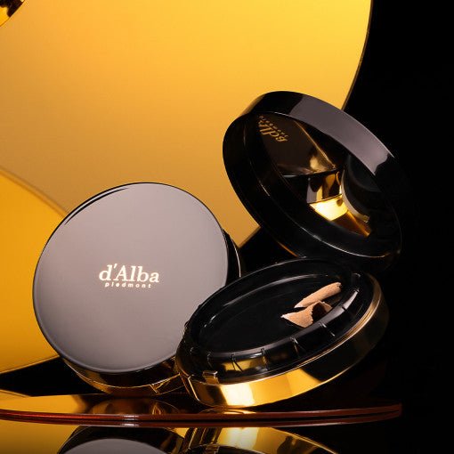 d'Alba Skin Fit Grinding Serum Cover Pact 20g+20g(refill) SPF50+/PA++++ - Radiance Revolution