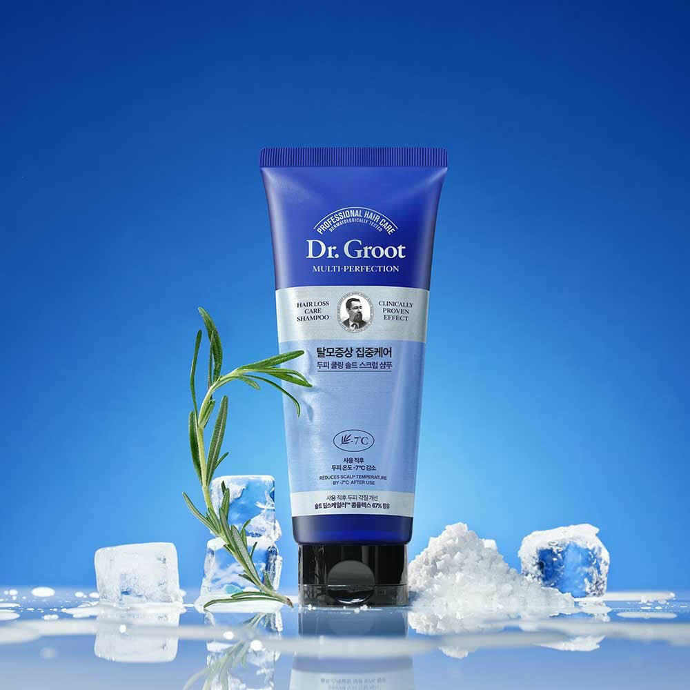 Dr.Groot MULTI-PERFECTION HAIR LOSS CARE Cooling Scrub SHAMPOO 200ml.
