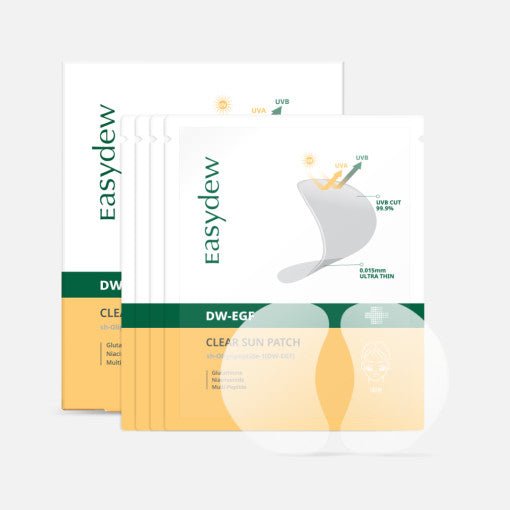 Easydew DW-EGF Peptide Clear Sun Patch 4 Packs - Radiance Revolution