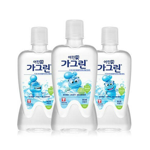 Gagreen Kids Mouthwash 380mlX3ea (Green Grape).