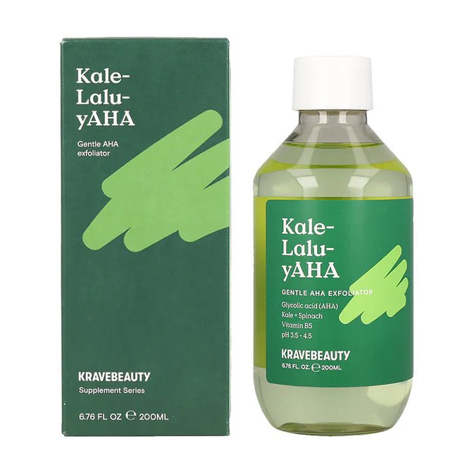 KRAVEBEAUTY Kale-Lalu-yAHA Gentle AHA Exfoliator 200ml - Radiance Revolution