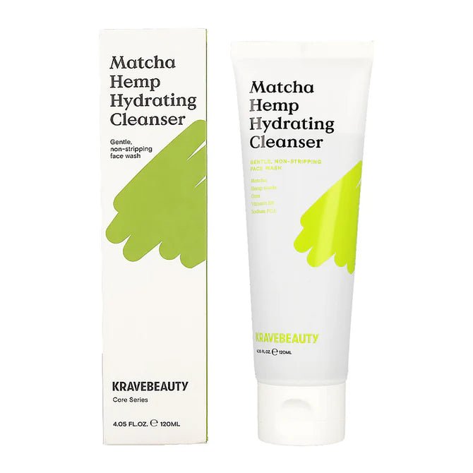 KRAVEBEAUTY Matcha Hemp Hydrating Cleanser 120ml - Radiance Revolution