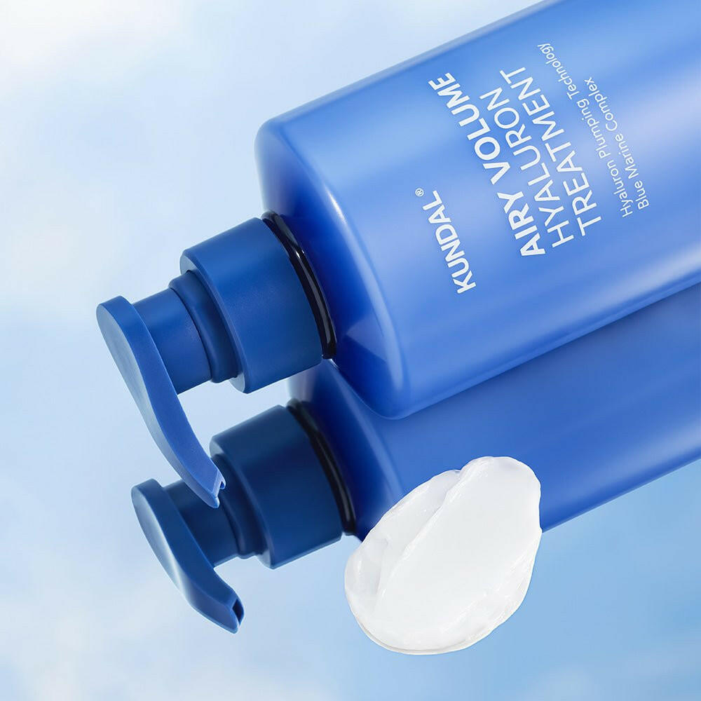KUNDAL AIRY VOLUME HYALURON TREATMENT 500ml #BLOSSOM BREEZE.