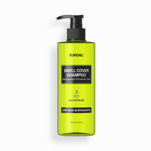KUNDAL All Day Smell Cover Teens Shampoo 400ml #LIME BASIL & MANDARIN.
