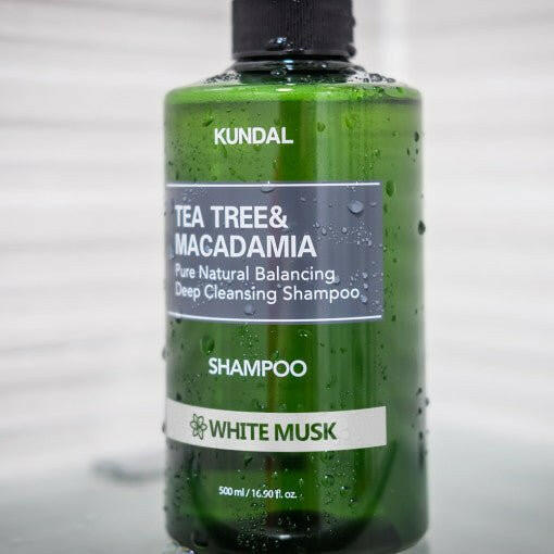 KUNDAL Tea Tree & Macadamia Deep Cleansing Shampoo 1058ml #WHITE MUSK.