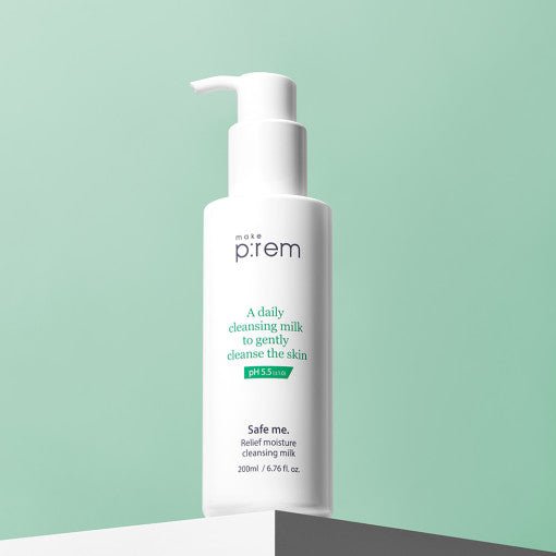 make p:rem Safe Me. Relief Moisture Cleansing Milk 200ml - Radiance Revolution