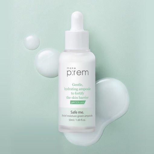 make p:rem Safe Me. Relief Moisture Green Ampoule 50ml.