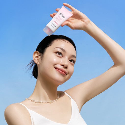 make p:rem Soothing Pink Tone Up Sun Cream SPF 50+ PA++++ 50ml - Radiance Revolution