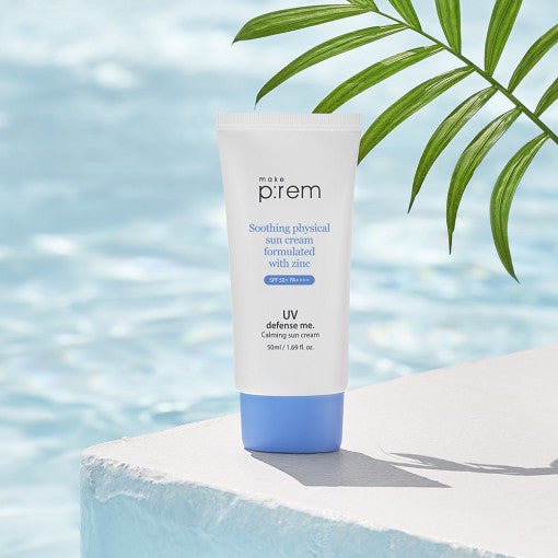 make p:rem UV Defense Me. Calming Sun Cream SPF 50+ PA++++ 50ml - Radiance Revolution