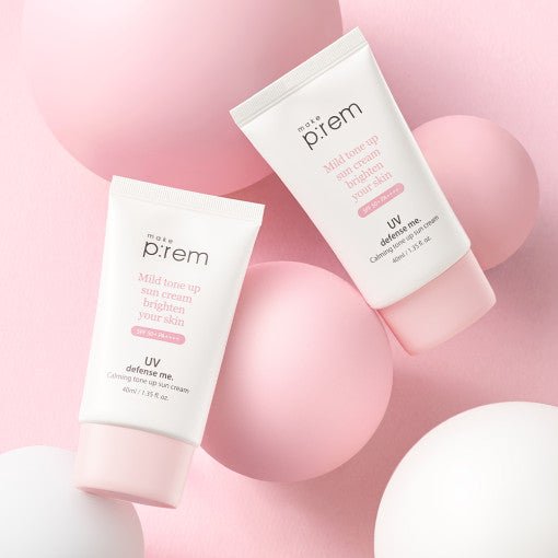 make p:rem UV Defense Me. Calming Tone Up Sun Cream SPF 50+ PA++++ 50ml - Radiance Revolution
