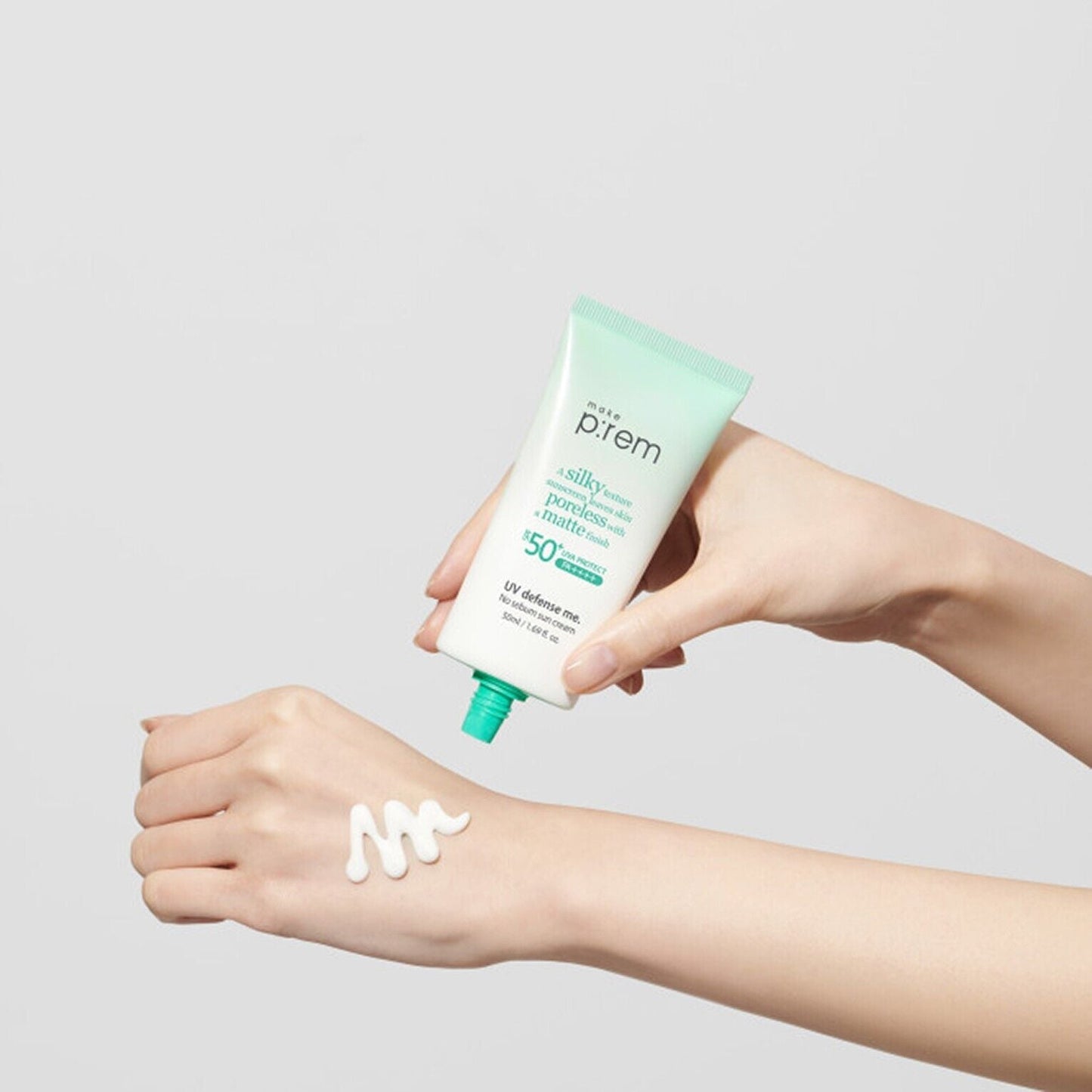 make p:rem UV Defense Me. No Sebum Sun Cream SPF50+ PA++++ 50ml - Radiance Revolution