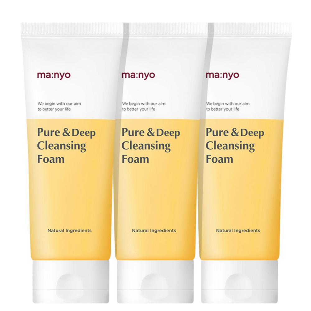 MANYO FACTORY Pure & Deep Cleansing Foam 100ml X 3ea - Radiance Revolution