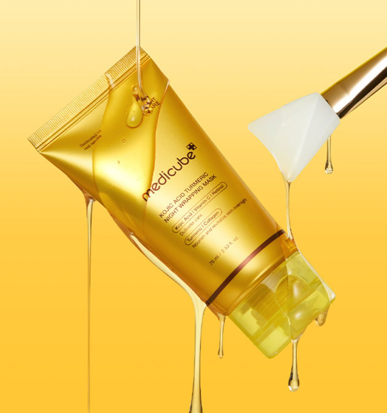 medicube Kojic Acid Turmeric Night Wrapping Mask 75ml - Radiance Revolution