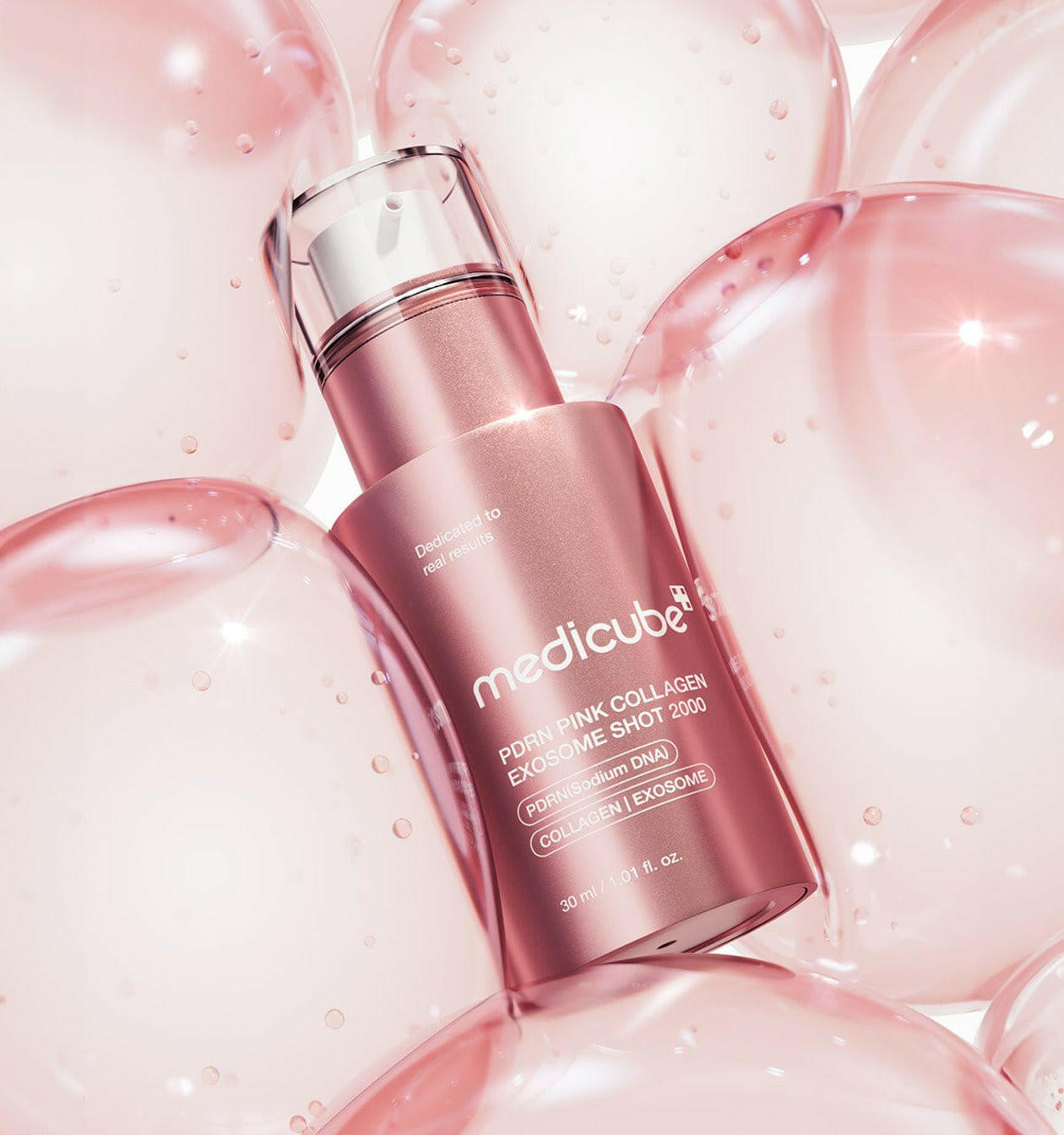 medicube PDRN Pink Collagen Exosome Shot 2000 30ml.