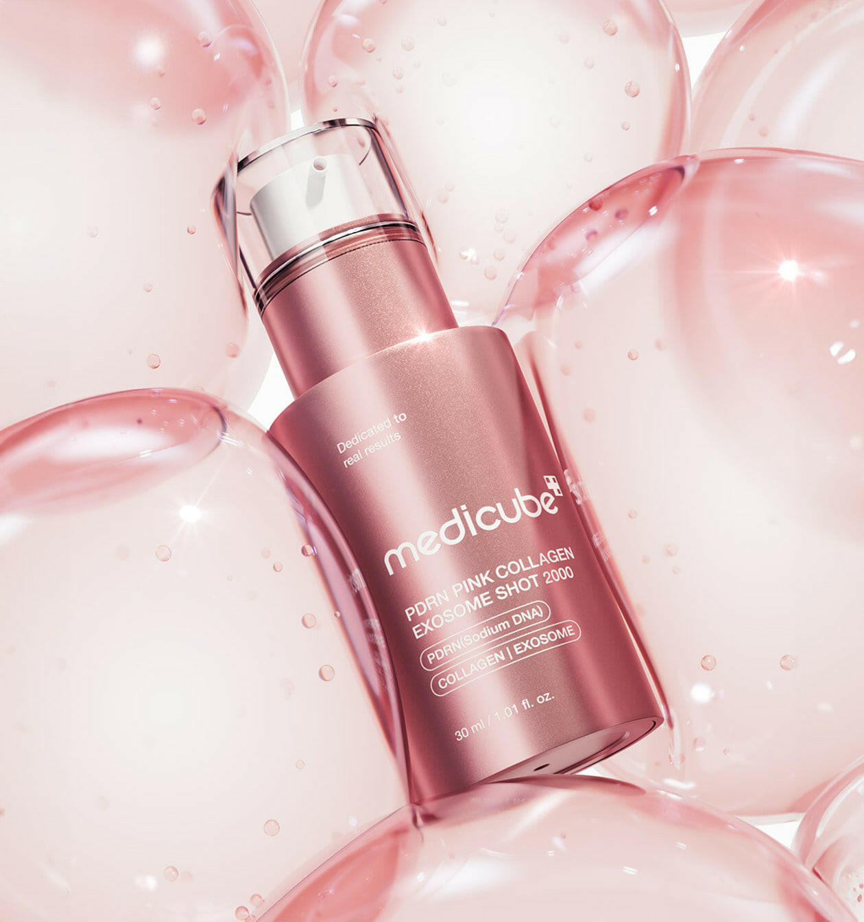medicube PDRN Pink Collagen Exosome Shot 2000 30ml.
