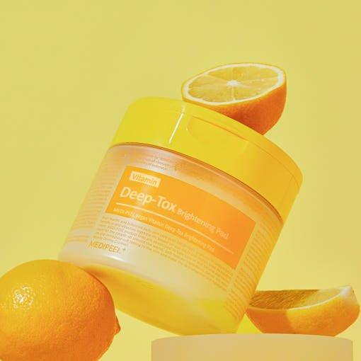 MEDIPEEL Vegan Vitamin Deep-Tox Brightening Pad 70pcs/270ml.