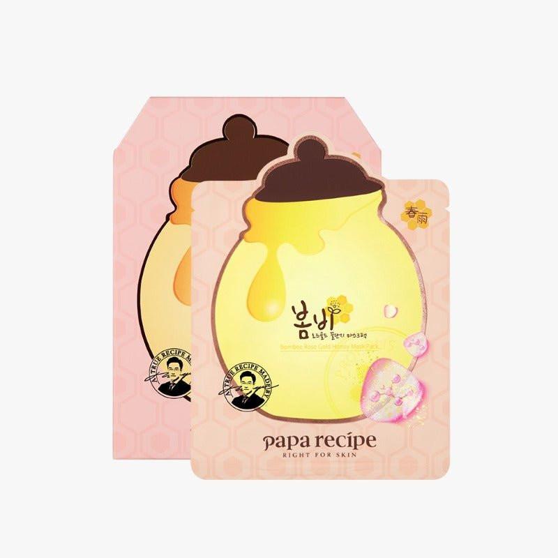 papa recipe Bombee Rose Gold Honey Mask Pack Set 25g x 10 pcs - Radiance Revolution - Default Title - Facial Mask - papa recipe