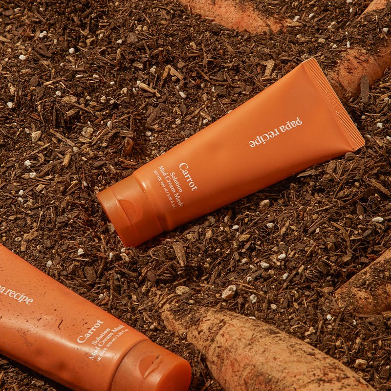 papa recipe Carrot Solution Mud Cream Mask - Radiance Revolution