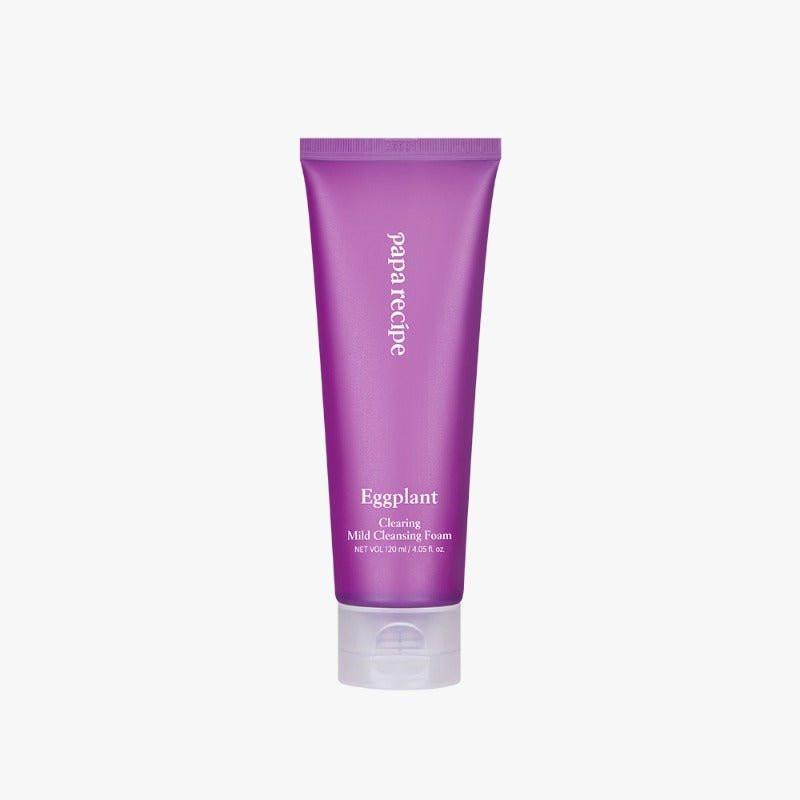 papa recipe Eggplant Clearing Mild Cleansing Foam 120ml.