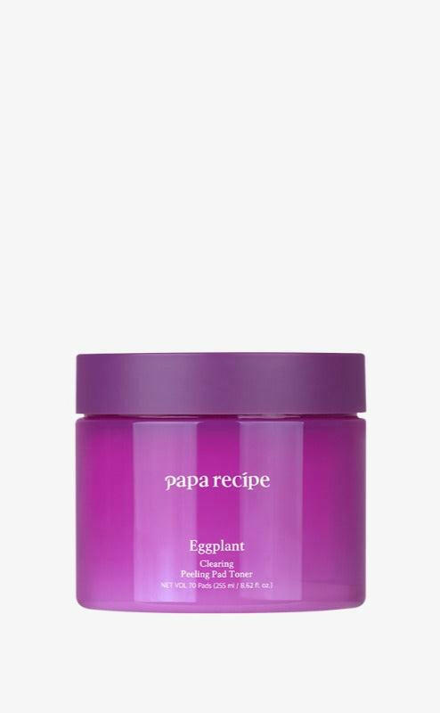 papa recipe Eggplant Clearing Peeling Pad Toner 255ml(70 Pads).