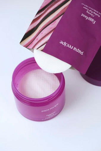 papa recipe Eggplant Clearing Peeling Pad Toner 255ml(70 Pads).