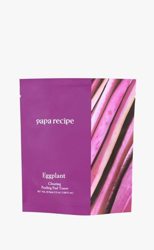 papa recipe Eggplant Clearing Peeling Pad Toner Refill Only 35 pads(115ml).