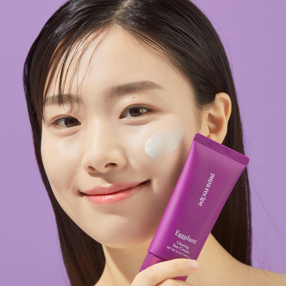 papa recipe Eggplant Clearing Sun Cream 50ml (SPF 50+ PA++++) - Radiance Revolution